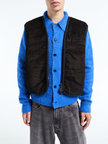 Our Legacy - Top Vest in Profound Brown Mammoth Cord