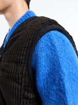 Our Legacy - Top Vest in Profound Brown Mammoth Cord