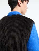 Our Legacy - Top Vest in Profound Brown Mammoth Cord
