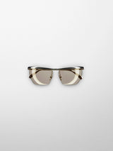 Phoebe Philo - Mono Metal Sunglasses in Palladium
