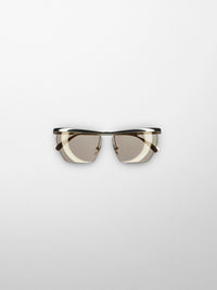 Phoebe Philo - Mono Metal Sunglasses in Palladium