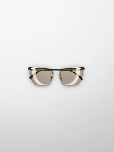 Phoebe Philo - Mono Metal Sunglasses in Palladium