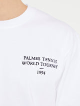 Palmes - Tourney Longsleeve T-Shirt in White