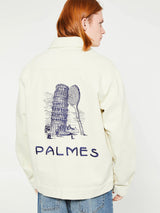 Palmes - Tower Zip Jacket in Off-White