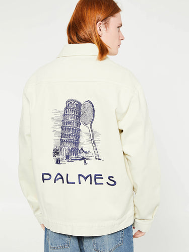 Palmes - Tower Zip Jacket in Off-White