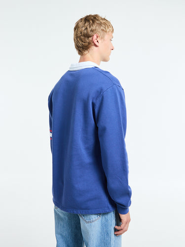 Palmes - Forever Open Rugby Shirt in Blue