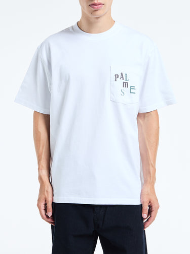Palmes - Scatter Pocket T-Shirt in White