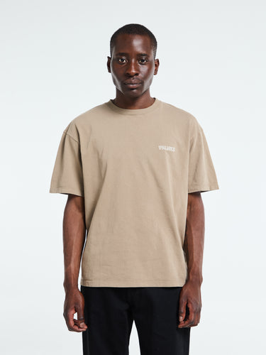 Palmes - Logo T-Shirt in Fossil