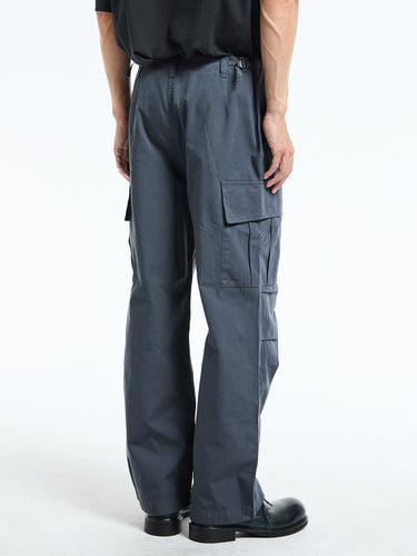 Palmes - Ripstop Cargo Trousers in Charcoal