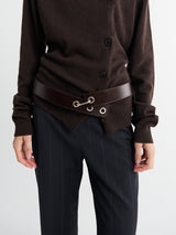 Paloma Wool - Hoop Belt in Dark Brown