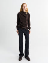Paloma Wool - Hoop Belt in Dark Brown