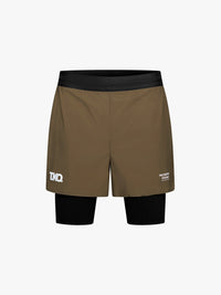 Pas Normal Studios - T.K.O. Balance 2-in-1 Shorts in Dark Stone