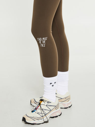 Pas Normal Studios - Women's Balance Long Tights in Dusty Brown