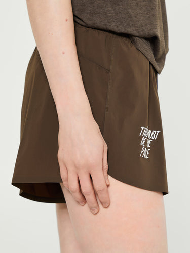 Pas Normal Studios - Women's Balance Shorts in Dusty Brown