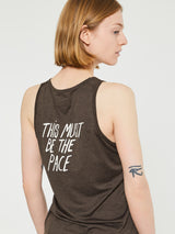Pas Normal Studios - Women's Balance Sleeveless Top in Dusty Brown