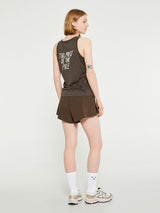 Pas Normal Studios - Women's Balance Sleeveless Top in Dusty Brown
