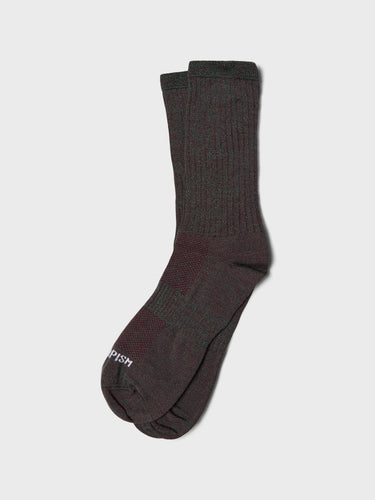Pas Normal Studios - Escapism Melange Socks in Burgundy