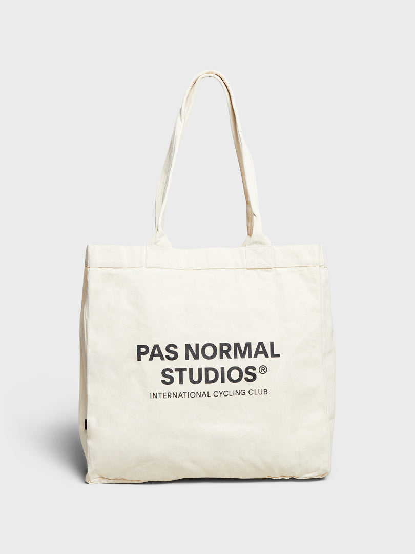 Pas Normal Studios - Logo Tote Bag in Off White