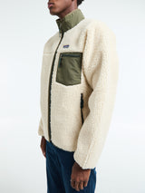 Patagonia - M's Classic Retro-X Fleece Jacket in Dark Natural w/Basin Green