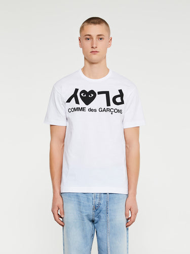 Comme des Garçons PLAY - T-Shirt in White