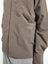 Pas Normal Studios - Off-Race Tech Overshirt in Ash Brown