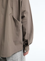 Pas Normal Studios - Off-Race Tech Overshirt in Ash Brown