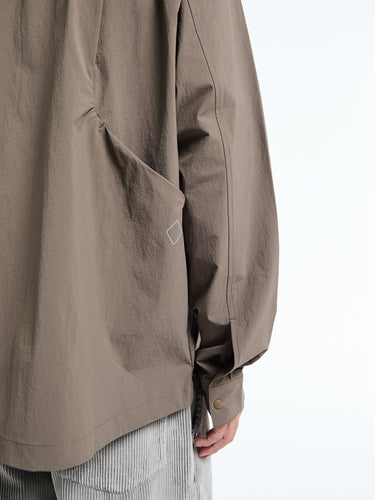 Pas Normal Studios - Off-Race Tech Overshirt in Ash Brown