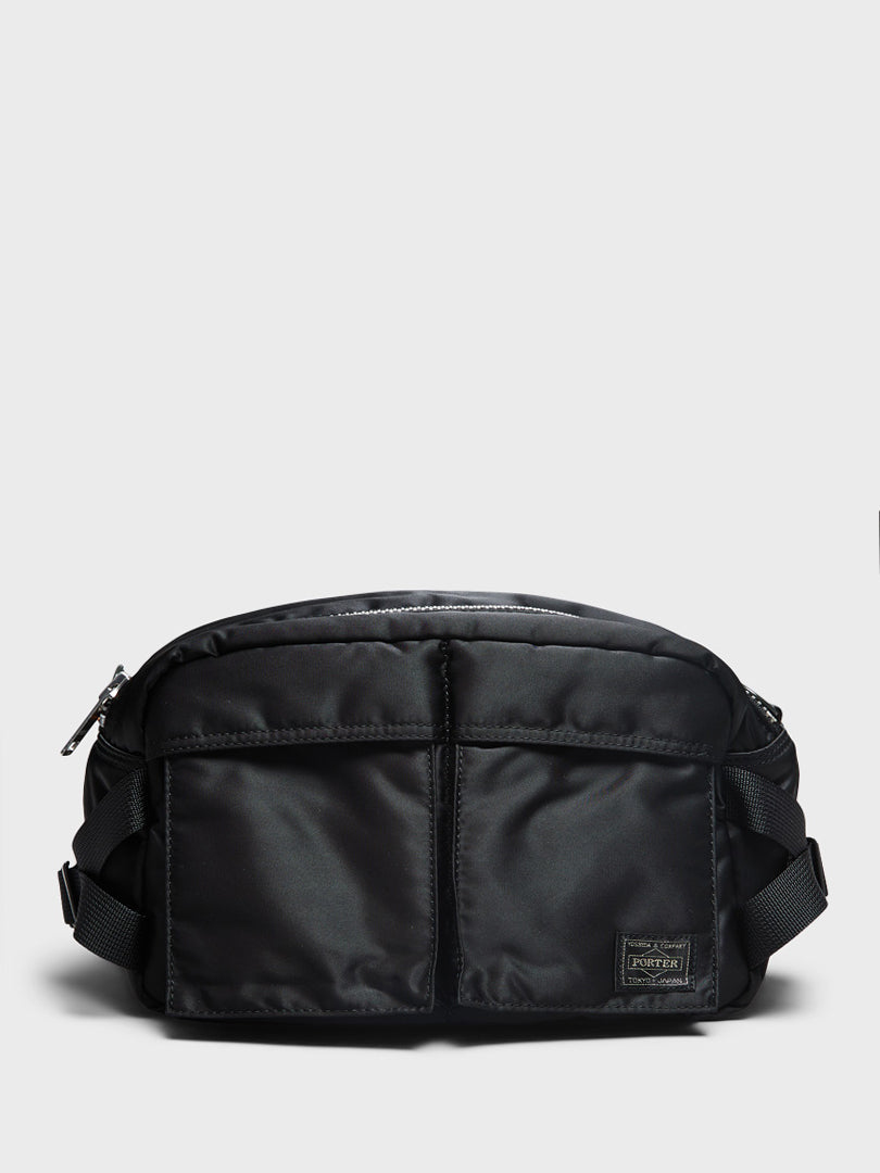 PORTER TANKER WAISTBAG BLACK - バッグ