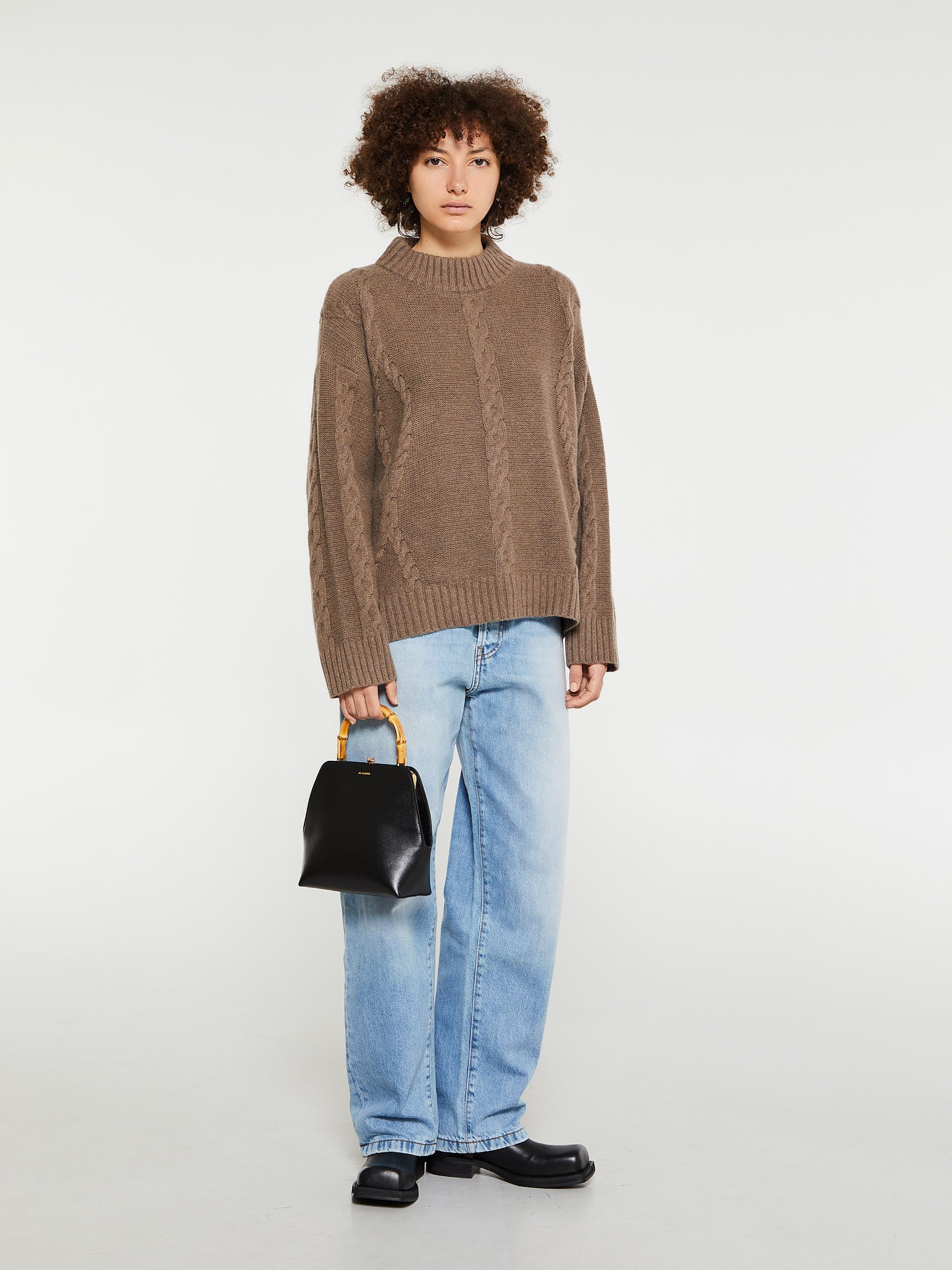 Rakel Cashmere Sweater in Brown