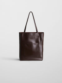 Phoebe Philo - Paper Tote in Chocolate Brown
