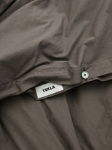 Tekla - Percale Duvet Cover in Dark Taupe