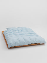 Tekla - Percale Duvet Cover in Sky Blue