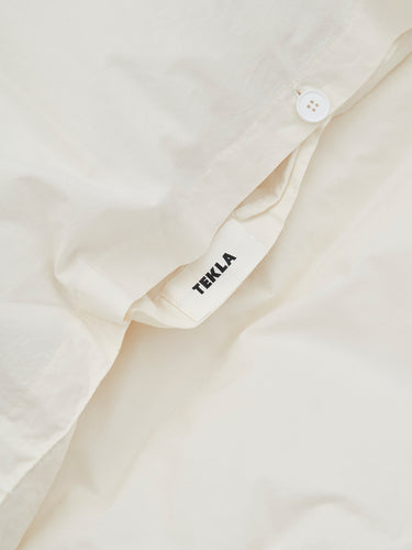 Tekla - Percale Duvet Cover in Winter White
