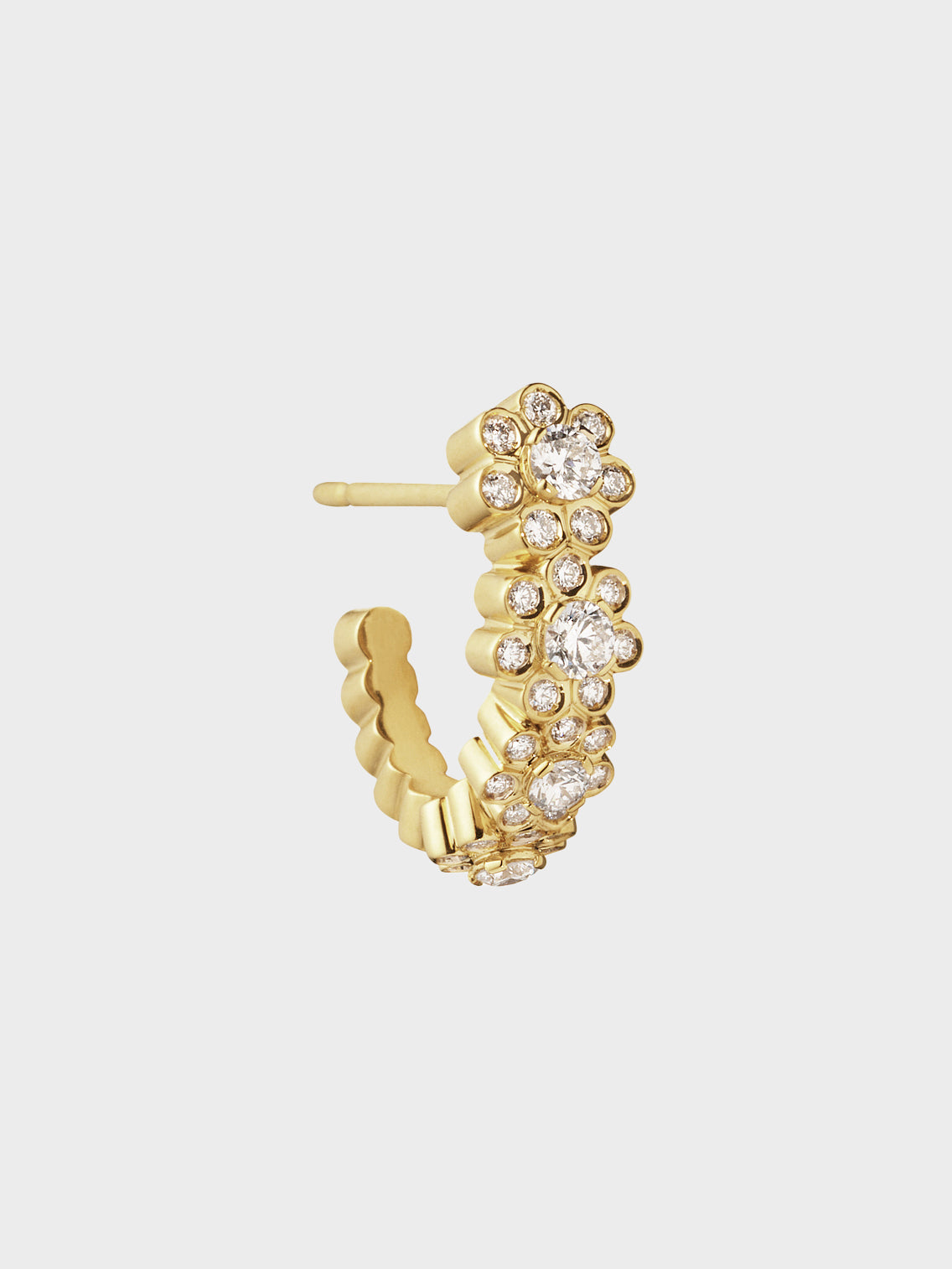 Sophie Bille Brahe Petite Boucle de Fleurs Earring
