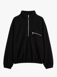 Rier - Natural Fleece in Charbon