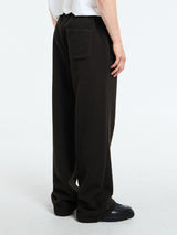 Rier - Fleece Trousers in Tourbe Fleece