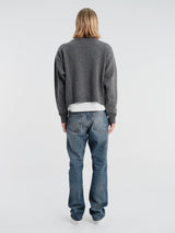 Rier - Wool Folkland Knit in Grey