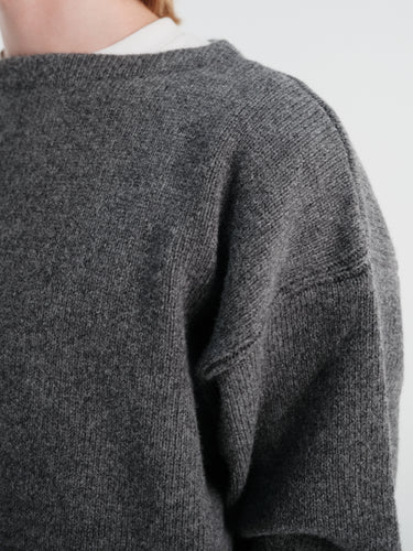 Rier - Wool Folkland Knit in Grey