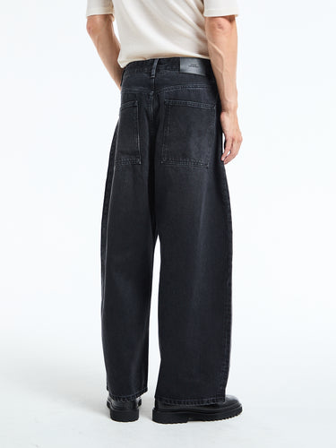 Studio Nicholson - Paolo Denim Pants in Washed Black