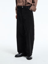 Studio Nicholson - Paolo Pants in Black Corduroy