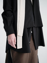sacai - Suiting Dress Shirt in Black