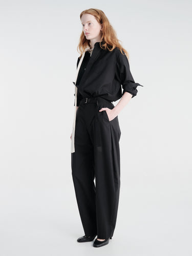 sacai - Belted Suiting Pants in Black