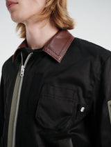 sacai - Cotton Bomber Blouson in Black