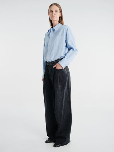 sacai - Denim Pants in Black