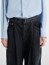 sacai - Denim Pants in Black