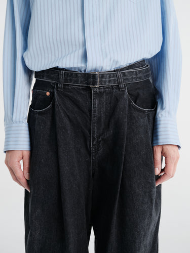 sacai - Denim Pants in Black