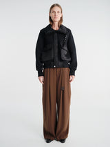 sacai - Sponge Sweat Blouson in Black