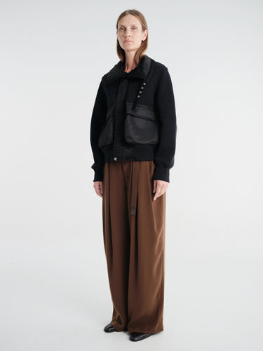 sacai - Sponge Sweat Blouson in Black