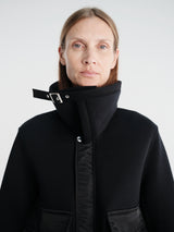 sacai - Sponge Sweat Blouson in Black