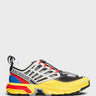 Salomon - ACS PRO Sneakers in Black, Lemon and High Risk Red